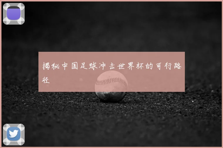 揭秘中国足球冲击世界杯的可行路径